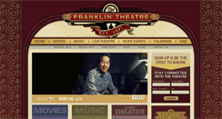 Desktop Screenshot of franklintheatre.com
